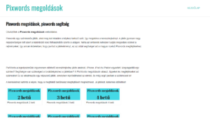 Pixwords megoldások Pixwords megoldások